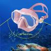 Pooian Large Frame Snorkel Diving Goggles