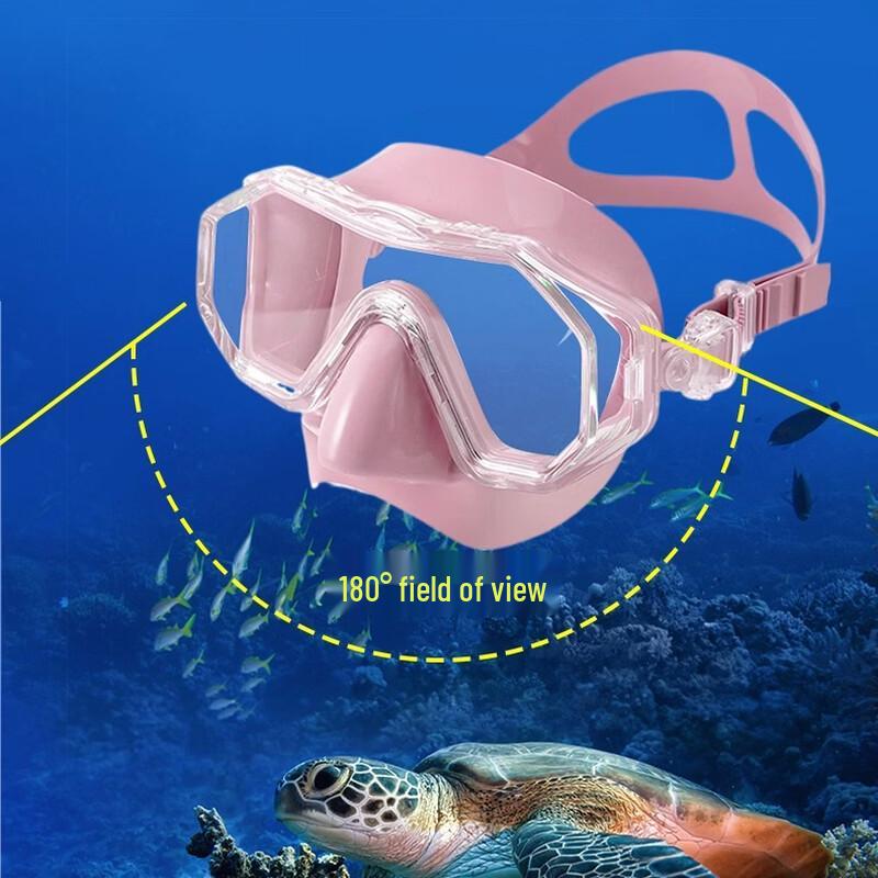 Pooian Large Frame Snorkel Diving Goggles