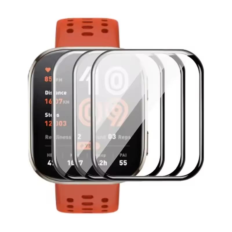 For Huami Bip6 Watch Protective Film Smartwatch PMMA Film Screen Protector 1pc