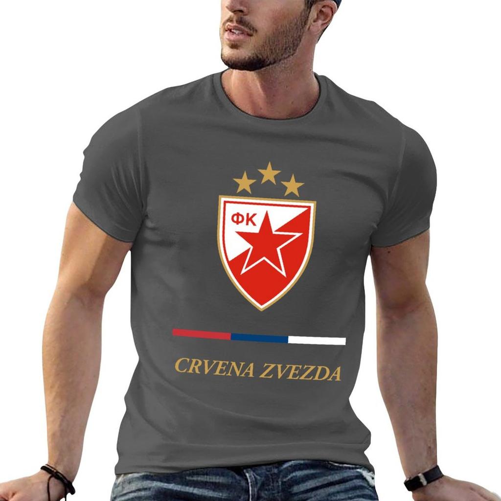 Crvena Zvezda Fk Maglietta Unisex Magliette Unisex Per Unisex Pacco Magliette in Cotone Magliette Cotone 100% Maglietta