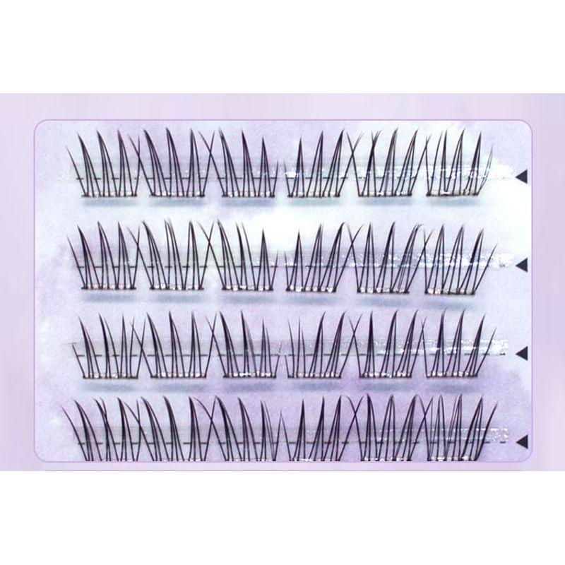 LuxeFlutter - Natural Wispy Cluster Glue-Free False Eyelashes