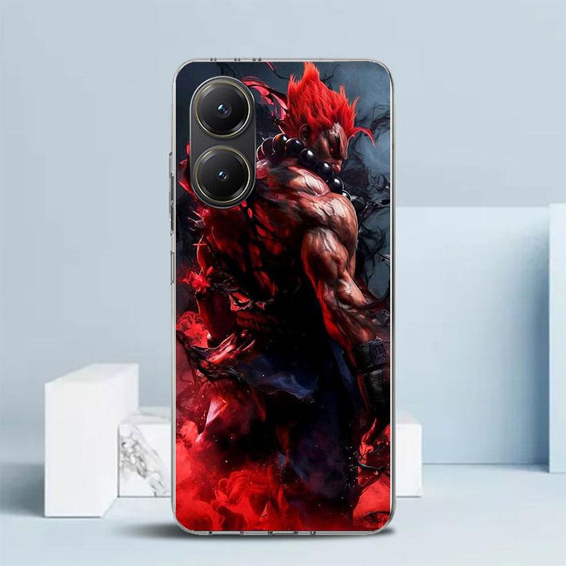 Game S-Street F-FighterS Soft Cover for Xiaomi Poco F7 Ultra X7 X6 X5 Pro M7 Phone Case Redmi 15 15C 13 13C 12 12C 10 10C Print