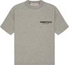 Essentials Wildleder Logo Rückenlogo T-Shirt (Dk Hafer) Unisex-T-Shirts