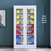 Elangyan Industrial Steel Helmet Storage and Display Cabinet
