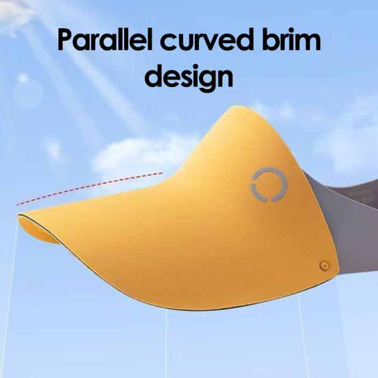 Children Sun Visor Hat Lightweight UV Protection Tennis Sports Cap Breathable Boys Girls Summer Outdoor Anti-UV Wide Brim