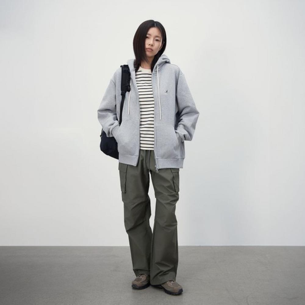 Kangol Zip Up Hoodie Melange Gray 5145 SS