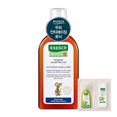 Rausch Original Haartinktur 200ml + Schweizer Kräuter Pflege Shampoo 27,5ml + Spülung 27,5ml, 1 Stück