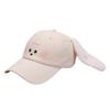New cute little fresh sweet cute rabbit baseball cap outdoor travel photo versatile rabbit ear sun hat