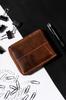 Men's leather wallet N55-HWS-8858 BROWN