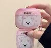 Pink Flower Puppy AirPods 1/1/1/1/1 Apple Earphone Case Pro/Pro1 Bluetooth Earphone Case