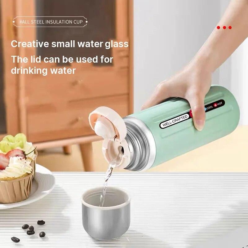 Stainless Steel Thermos Bottle Keep Cold and Hot Bottle Vacuum Insulated Flasks Double Wall Travel Insulated Cup