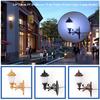 3V White/Warm Light Model ABS Metal Material Garden Yard Led Light New Dollhouse Wall Lamp