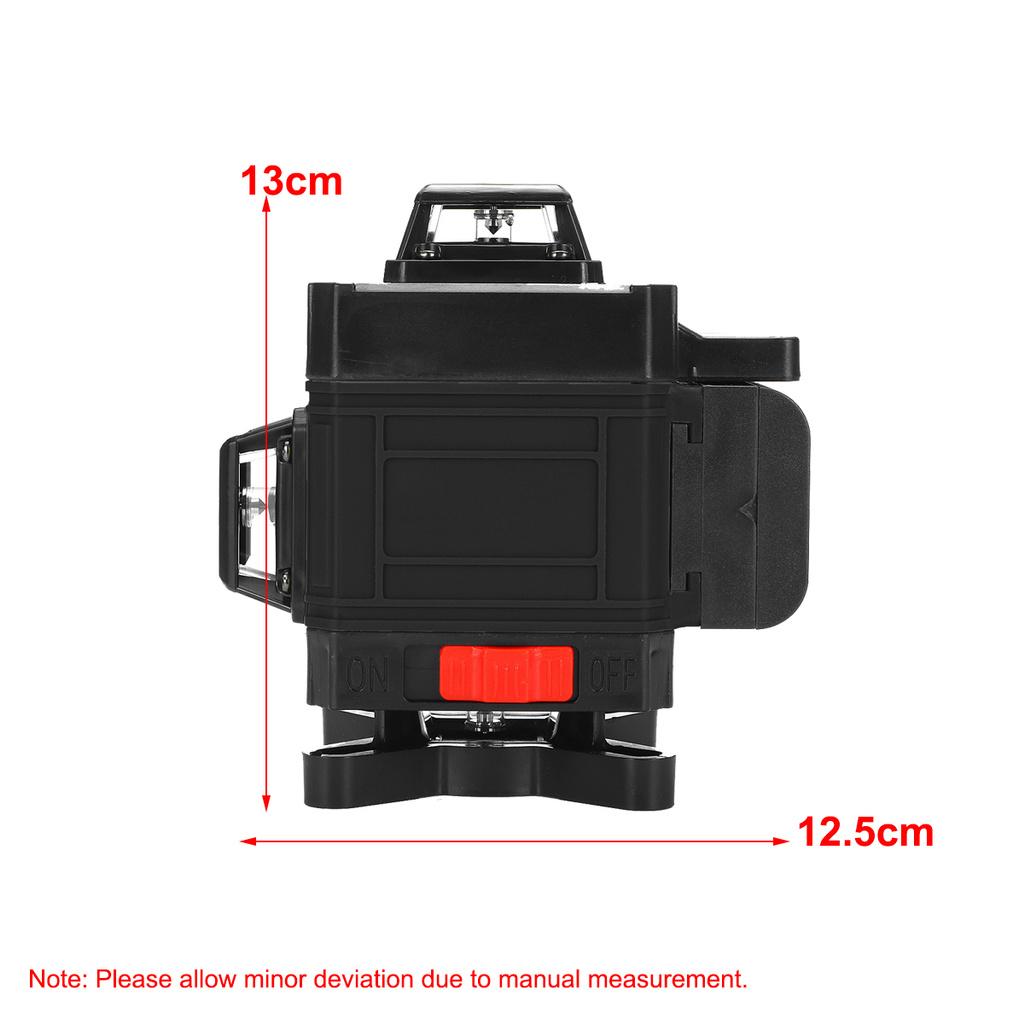 16/12 Lines Laser Level Laser Self-leveling Green Powerful Beam 4D 360 Horizontal&Vertical Measure Tool Green Beam Laser Levels AC 110-240V