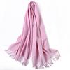 Pure Wool Scarf Winter Men and Women Senior Couple Grey Scarf Shawl Gift Boyfriend Birthday Gift
