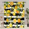 Lemon Pattern Printed Curtains Christmas Decorations Bedroom Living Room Home Decoration Made Of Polyester Area Window Treatment