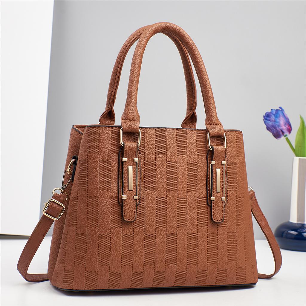 Large capacity temperament women's portable oblique span bag atmospheric simple fashion mother shoulder bag bag