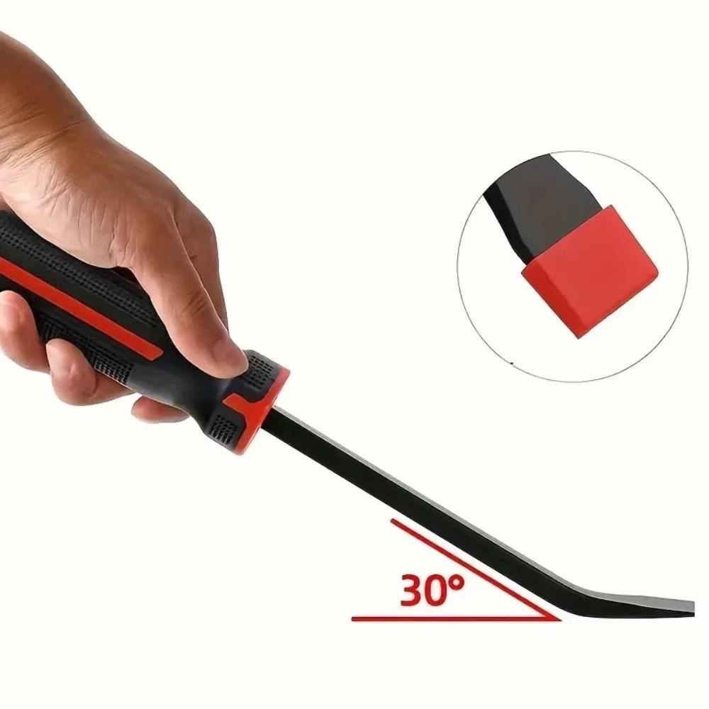 Steel Long Pry Bar 8/12 Inch Car Strike Retainer Tire Crowbar  Screwdriver Nail Puller Tools
