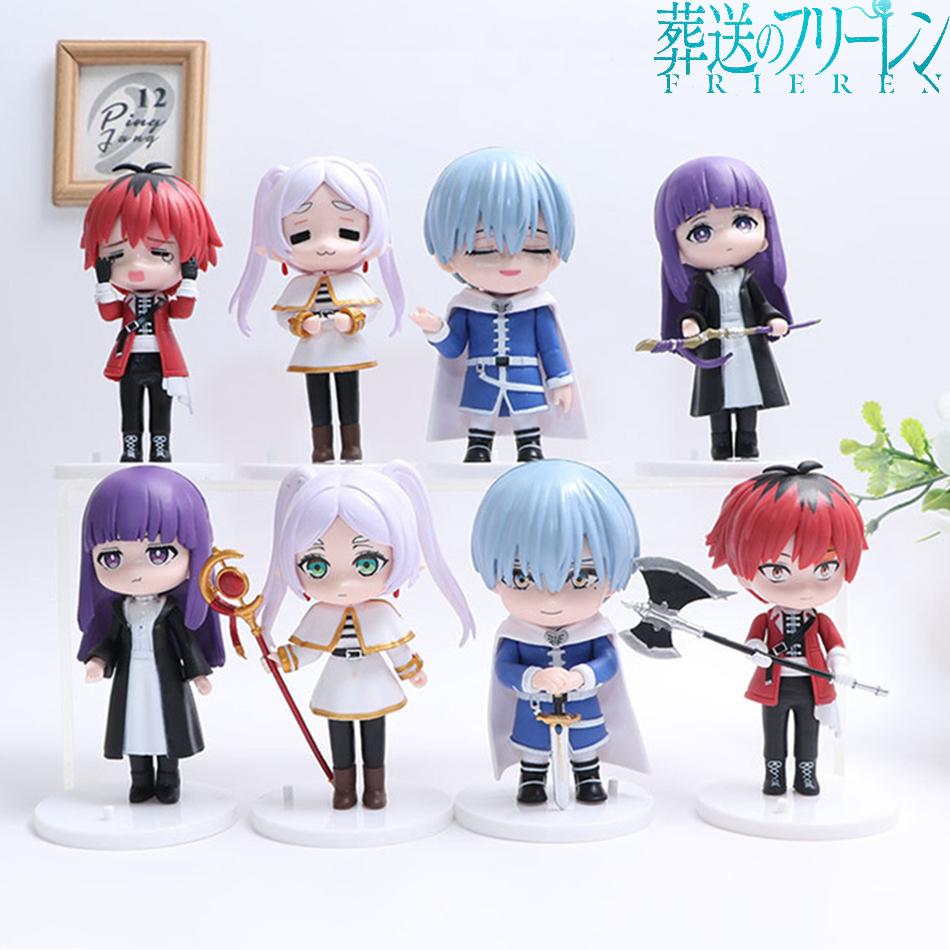 4pcs-8pcs/set Sousou no Frieren Frieren Luminasta Girls Toys Anime Figures PVC Action Figure Toy Game Collectable Model Doll Premium Quality