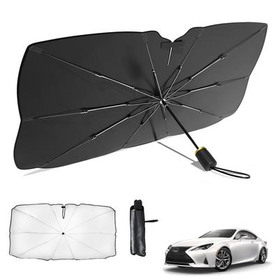 Lexus RC ASC10/AVC10/GSC10, October 2014 - Present Car Umbrella-type Folding Sunshade with 10 Ribs,