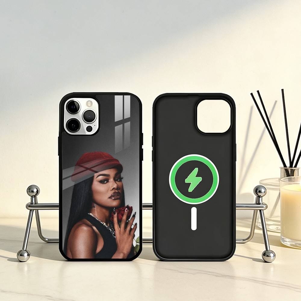 Singer Teyana Taylor Phone Case For iPhone17,16,15,14,13,12,11 Plus,Pro Max Magnetic For Magsafe Wireless Charging