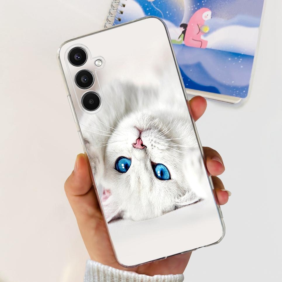 Silicone Case For Samsung Galaxy M34 5G Cases Fashion Cartoon Pattern Phone Cover For Samsung M34 5G SM-M316B Soft Transparent