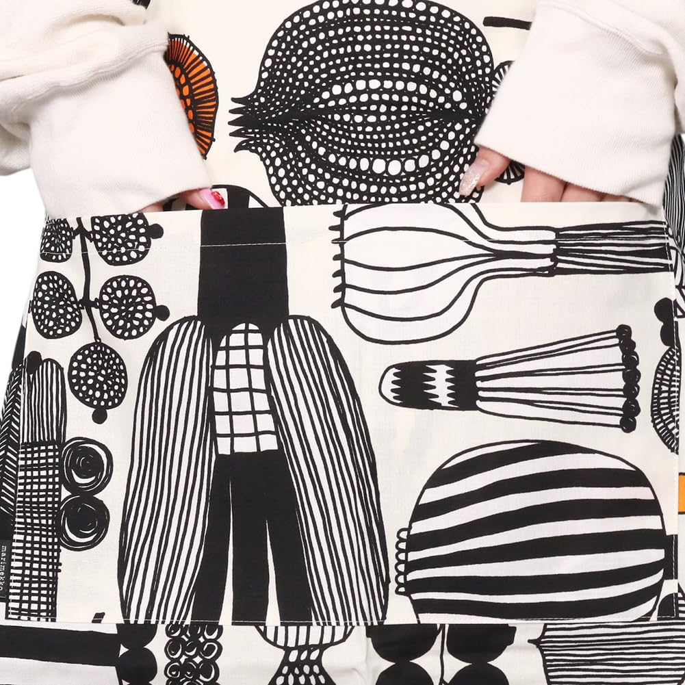 Marimekko APRON PUUTARHURIN PARHAAT 100% Cotton Apron (Product Code: 74334 193) [Parallel Import]