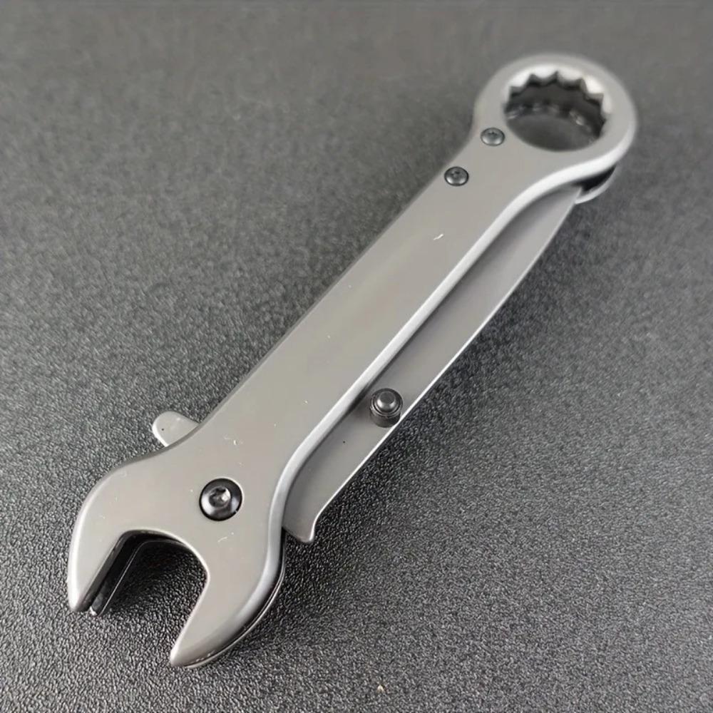 Integrierter Multifunktionsschlüssel, Outdoor-Klappmesser, Messer aus hochhartem Edelstahl, tragbare Multifunktionstasche,