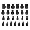 25Pcs Double Head Screw Extractor Set Easy Out Screw Remover Set  Removing Stripped