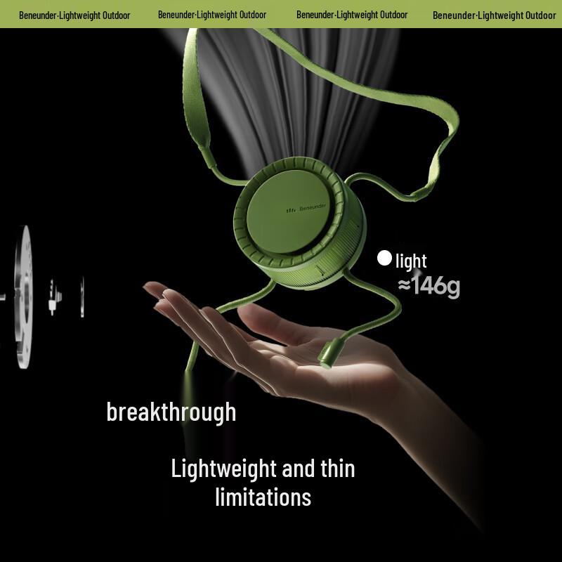 Beneunder Portable Rechargeable Neck Fan