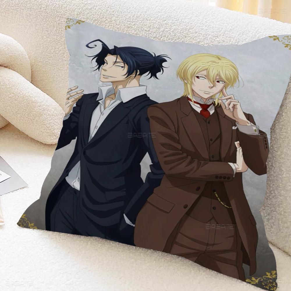 Anime Ryuukoku No Moriarty Pillow Gift Home Office Decoration Bedroom Sofa Car Cushion Cover Case 45x45