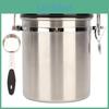 Stainless Bean Steel Airtight Coffee Container Coffee Canister Kitchen Food Storage Container With