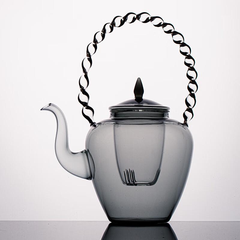 Diller Heat-Resistant Glass Teapot with Handle