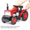 1:32 Alloy Tractor Model Toy Car Diecast Metal Sound Light Pull Back Truck Farm Specific Vehicles Collection Gifts for Kids