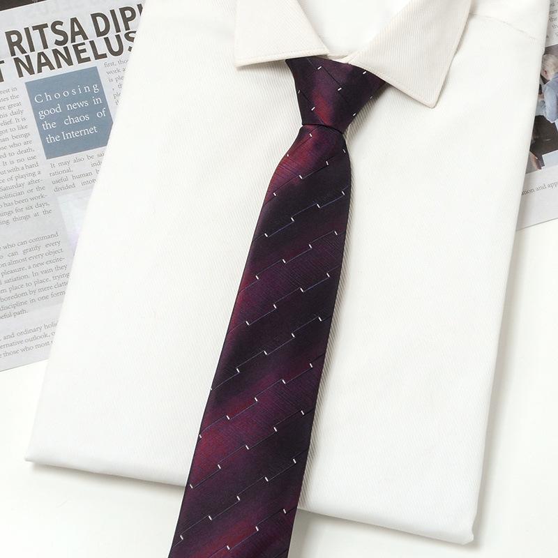 Men's Zipper Tie, Knot-free Business Formal Tie