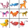 Cute Standing Foil Balloon Cartoon Animal Walking Balloons Toy For Children Gifts Birthday Party Balloons Decoration