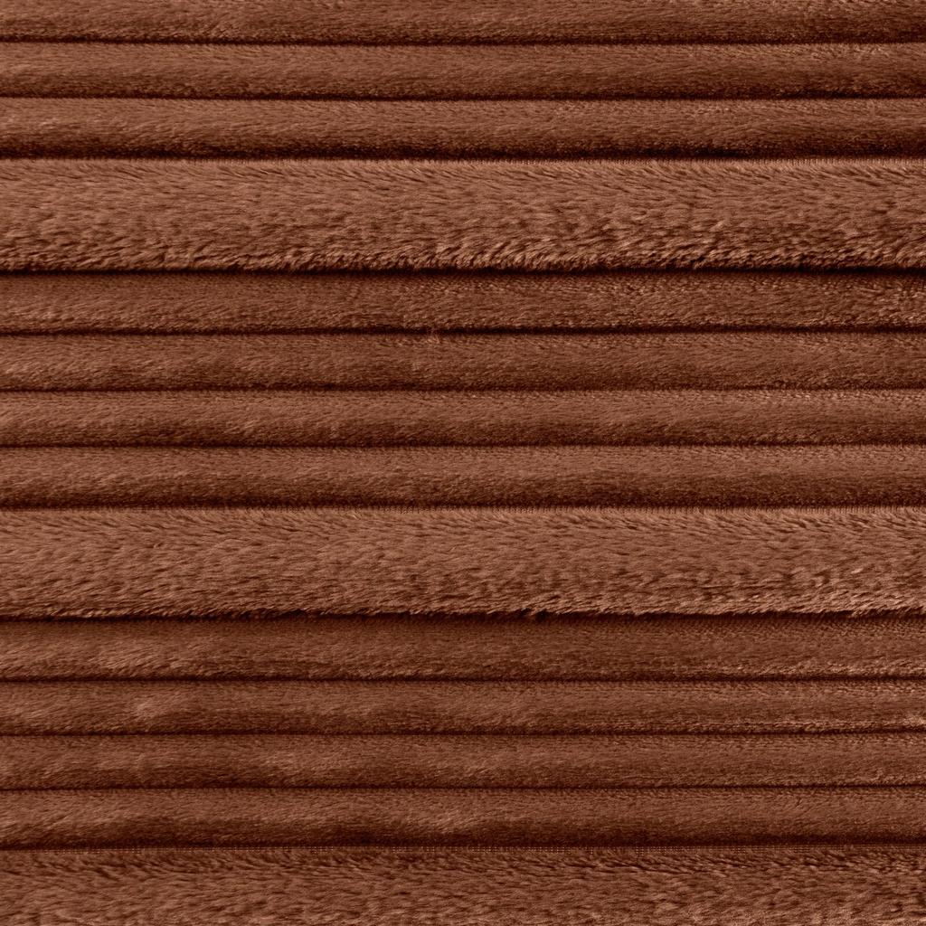 Eurofirany Cipeły Polarowy Koc Nina Wytłaczany Wzór 220X200Cm Ceglasty