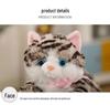 Realistic Meowing Musical Cat Plush Toy - Lying Kitten Doll Birthday Gift