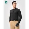 FILA Men's Long Sleeve Knitted Golf Polo Shirt