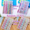 10 PCS Creative Colored Pens Cute Panda Animal Patterns 0.38mm Student Stationery Marker Pen Set for Coloring Books Drawing, Journaling, Back School