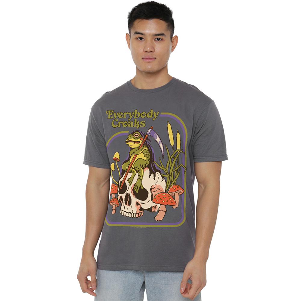 Steven Rhodes Unisex Erwachsenen Everybody Croaks T-Shirt