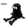 Customizable DIY Craft Model 3D Printed Articulated Ghost Figurine, Movable Joint Toy, Funny Hooded Halloween Themed Room Decor Ornament for