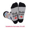 Festives Best Ever Themed Cotton Socks for Women Men Funny Crew Socks For Christmas Birthday Holiday Family Gifting