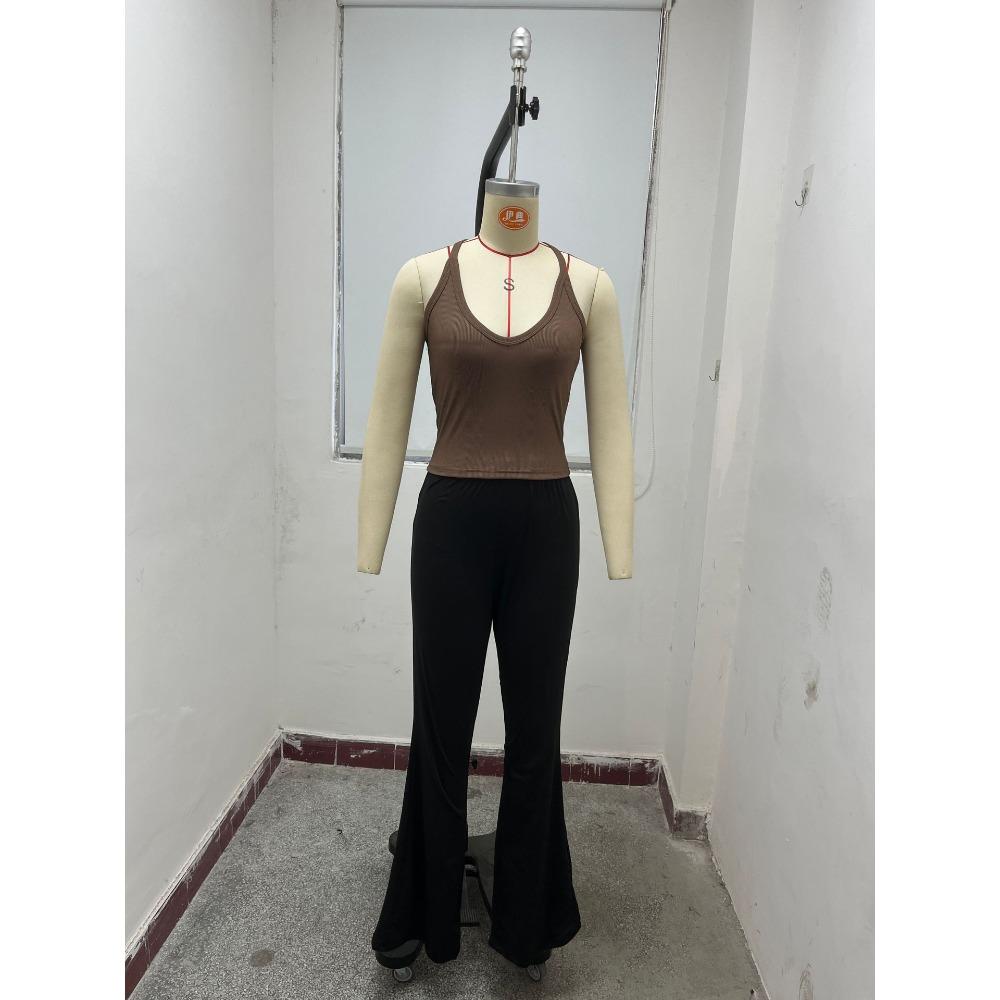 Women's Sexy Slim Fit Tank Top, Trendy Streetwear Style Inner Base Layer, Casual Fashion Bottoming Shirt for Daily Wear