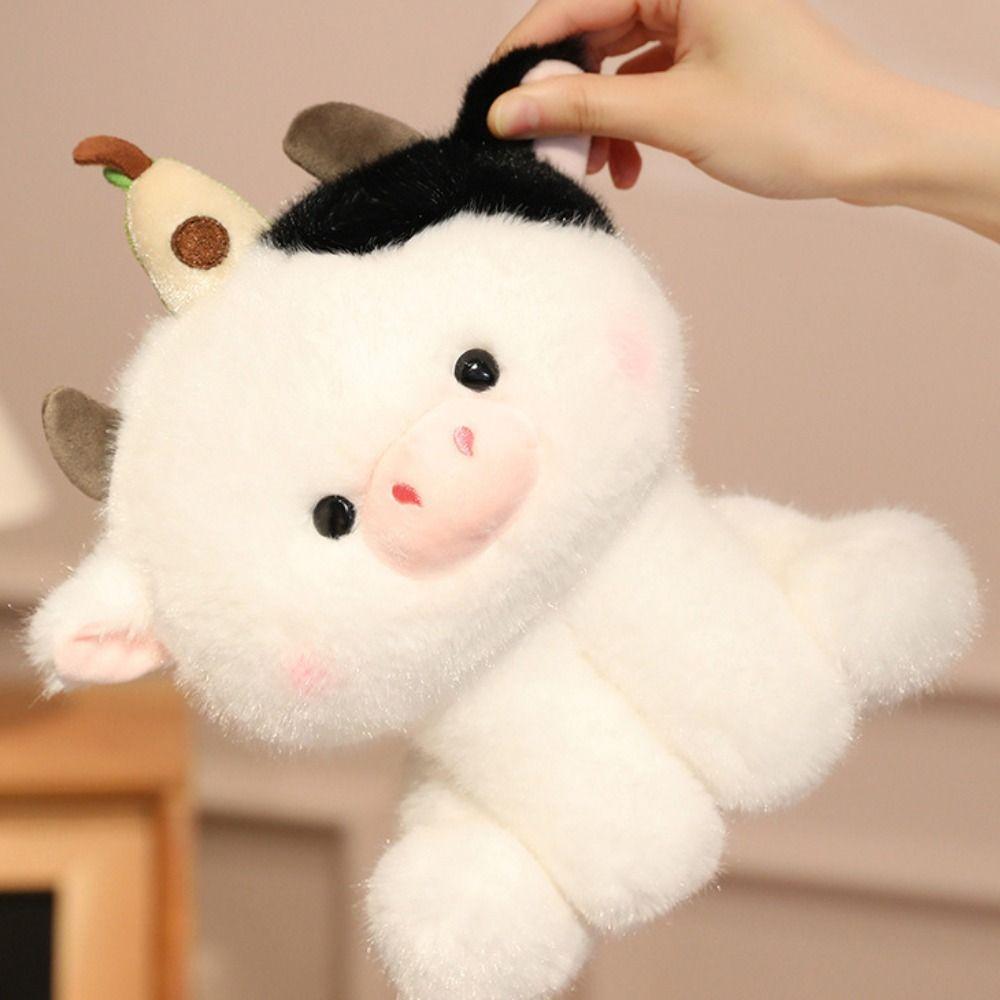Interactive Fruit Animal Plush Toy Fluffy Soothing Hug Animal Dolls Birthday Parties