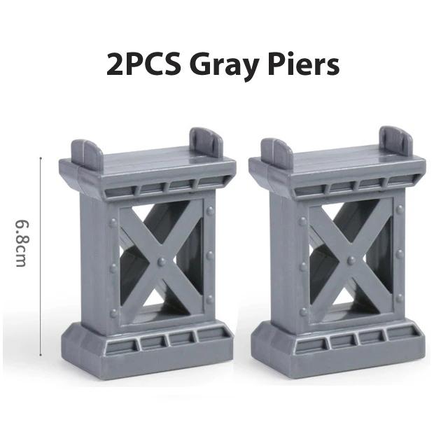 New All Kinds of Wooden Train Tracks Connectors Accessories Plastic Track Parts Fit for All Brands Wood Tracks Toys For Kids