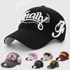 Big Letter Embroidery Baseball Cap Men Summer Casual Women Fashion Snapback Cotton Caps Visor Hip Hop Hat Autumn Adjustable