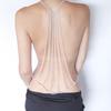 Eye Catching Pearls Embellished Body Chain Necklace With Gold Alloy Suitable For Parties And Wedding Beach Evenings