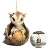 Christmas Dragon Ornaments Novelty Hanging Ornament Cute Dragon Egg Decoration Acrylic for Home and Car Decoration