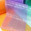 0.2*6M Lovely Thicked Heart Shape Bubble Wrap Shockproof Packaging Buffer Bubble Paper Foam Roll Buffer Packaging Goods Pack
