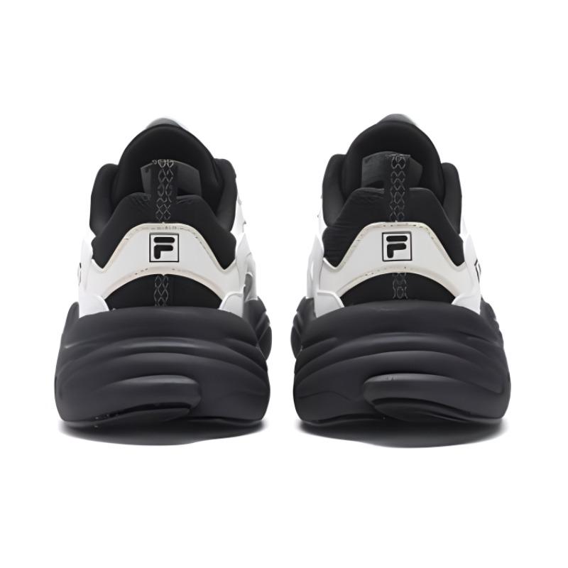 New FILA MARS 1S Cushioning, Abrasion Resistant, Breathable, And Rebound Coverage Low top Casual Shoes Women's Black White F12W422107FBS